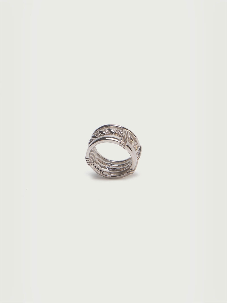 Silver Hanging Bundle Ring