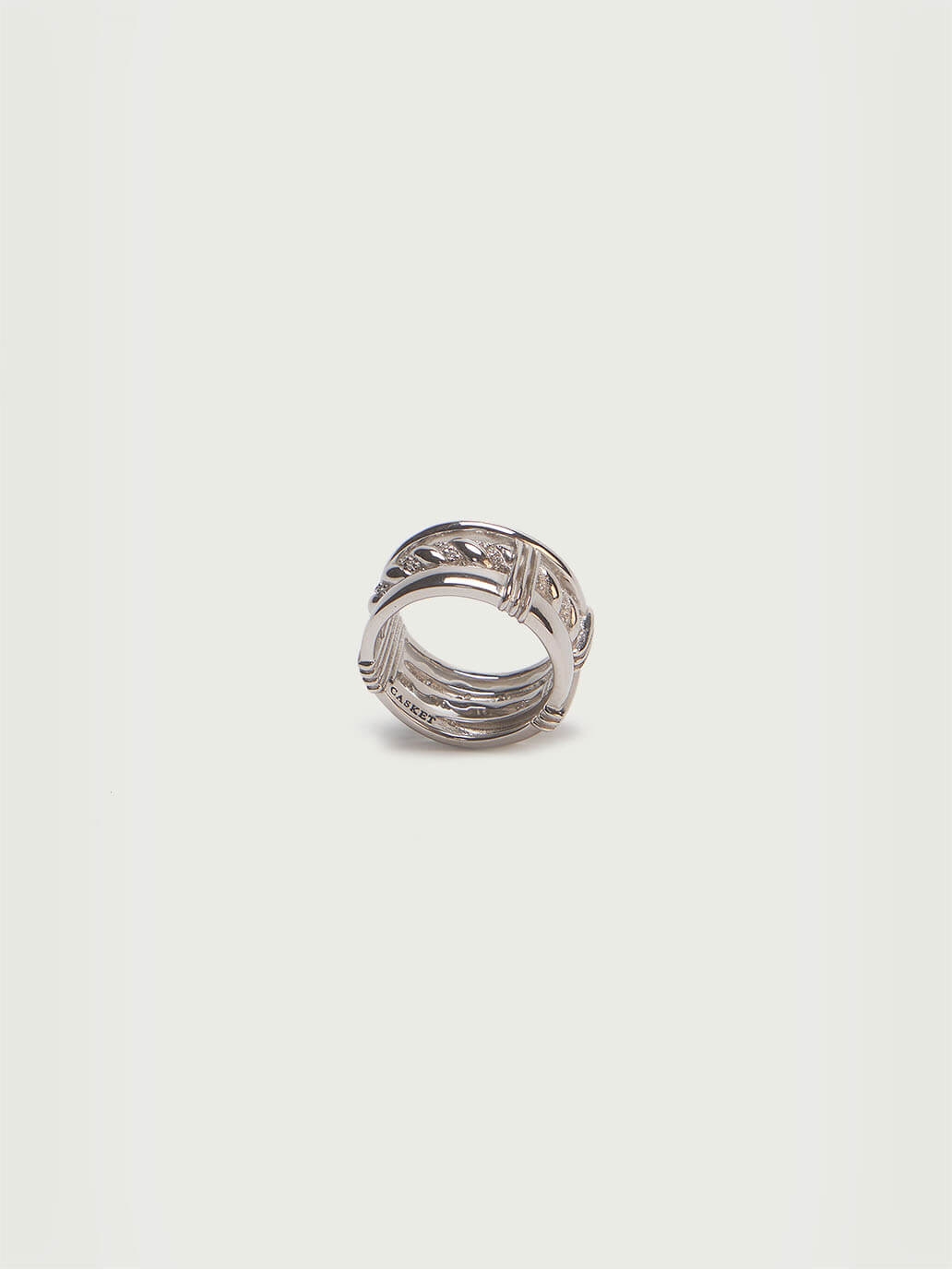 Silver Hanging Bundle Ring
