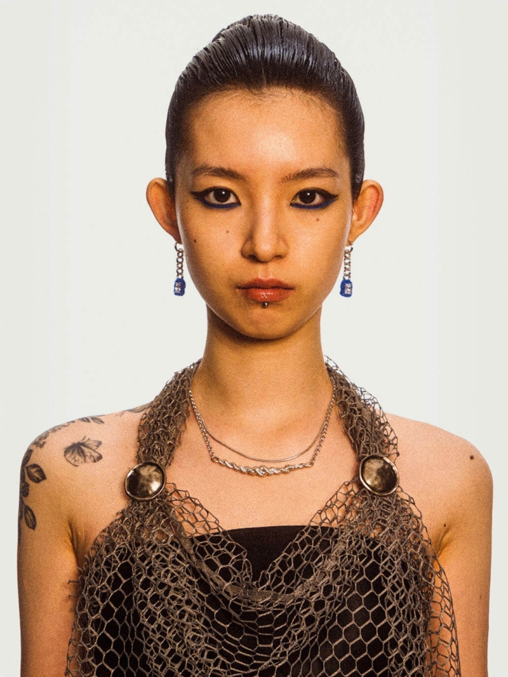 Silver Self-Winding Double Layer Necklace