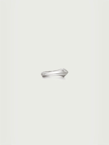 Silver Small Horn Ring