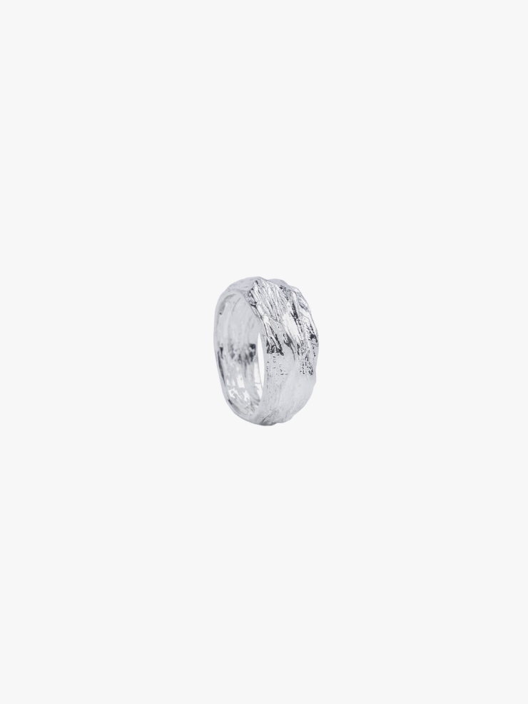 M.WONG Water Collection Silver Ring