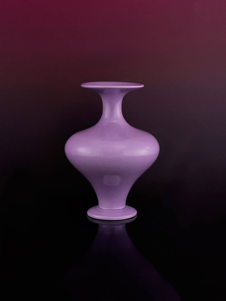Purple Mirror and Moon Vase