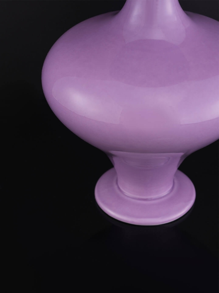 Purple Mirror and Moon Vase