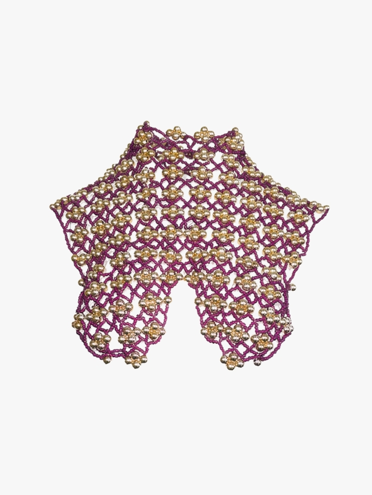 YUEQIQI BEADING BRA TOP