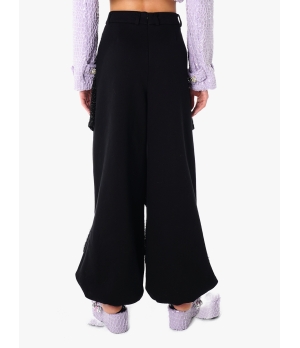 YUEQIQI BEADED SPORT V-WAIST PANTS