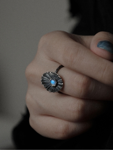 Black Moonlight Ring