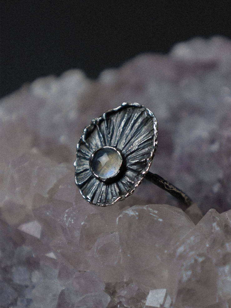 Black Moonlight Ring