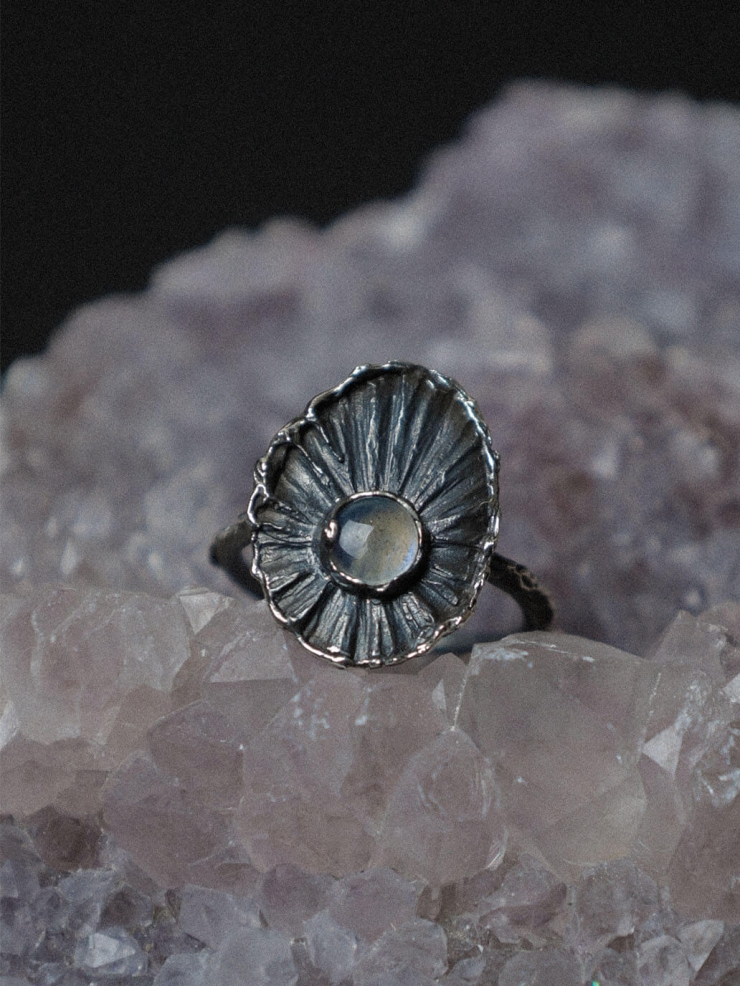 Black Moonlight Ring