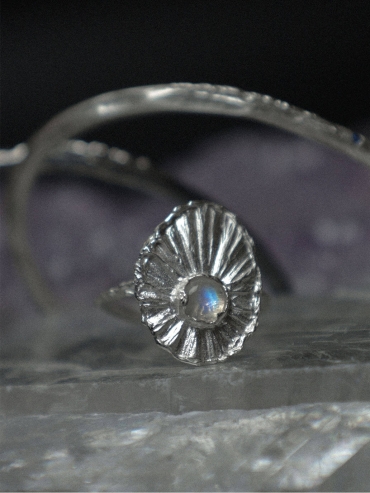 Silver Moonlight Ring