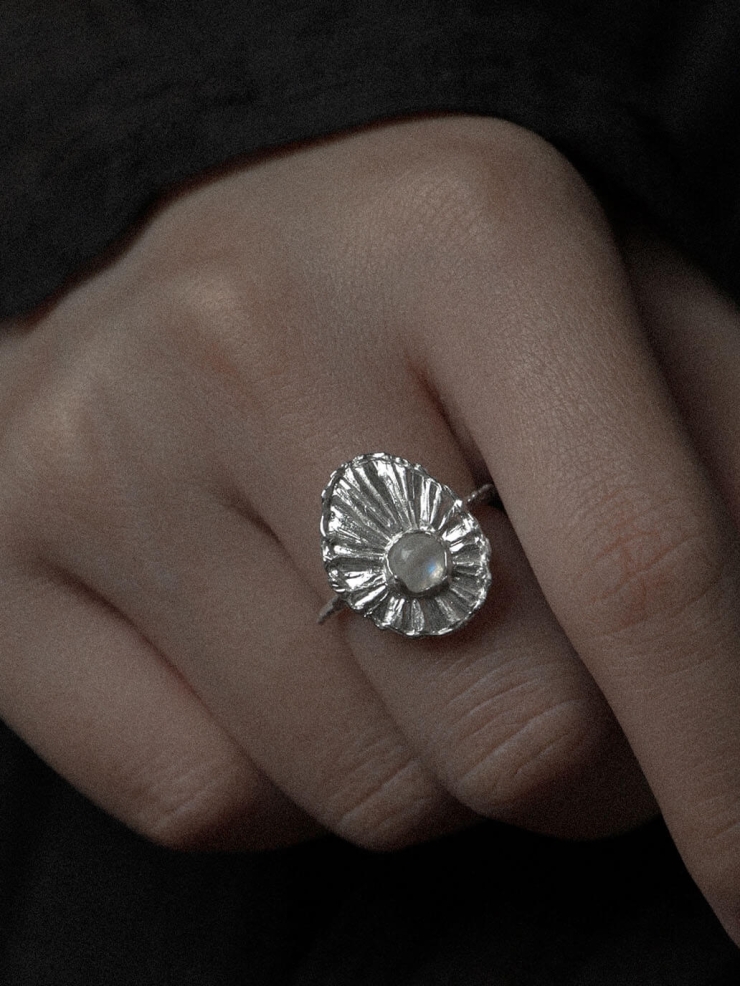 Silver Moonlight Ring