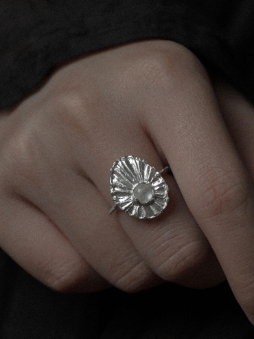 Silver Moonlight Ring