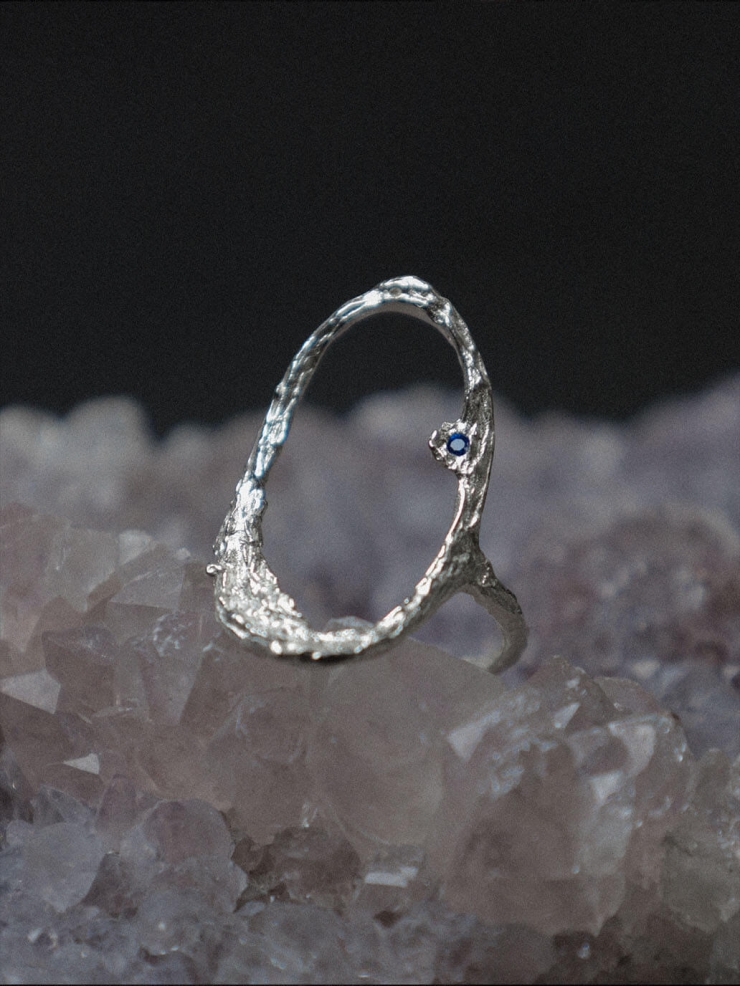Silver Prism Ring