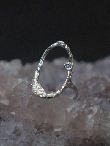 Silver Prism Ring