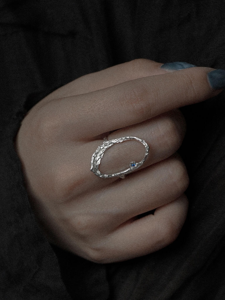 Silver Prism Ring