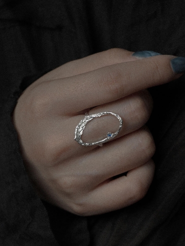 Silver Prism Ring