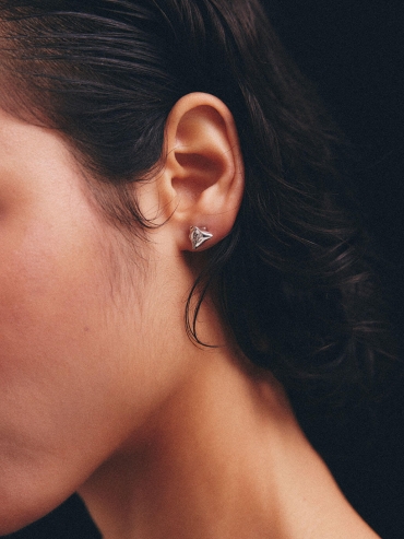 Silver Struggle Earrings