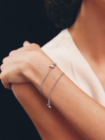 Silver Struggle Layered Bracelet