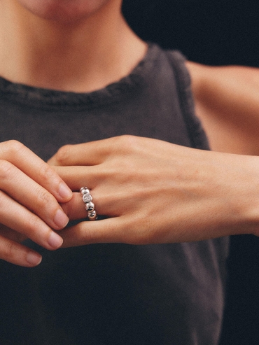 Silver Cloud Ring