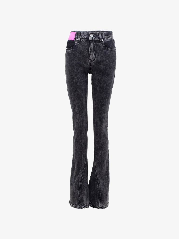 ANN ANDELMAN Black Flared Jeans