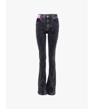 ANN ANDELMAN Black Flared Jeans