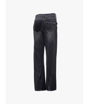 ANN ANDELMAN Black Twisted Jeans