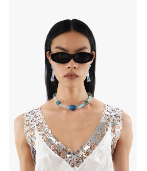 YUEQIQI ‘'LOVE"CERAMIC BEADING EARRINGS