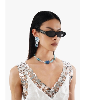 YUEQIQI ‘'LOVE"CERAMIC BEADING EARRINGS