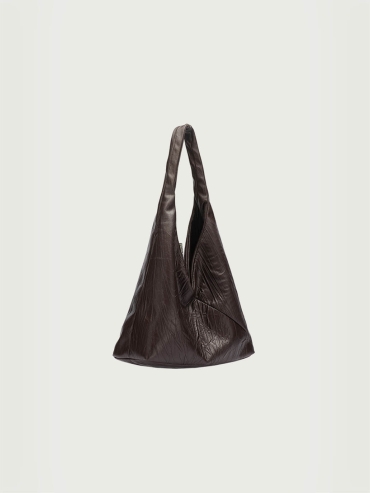 Brown Large Bowknot Shoulder Bag