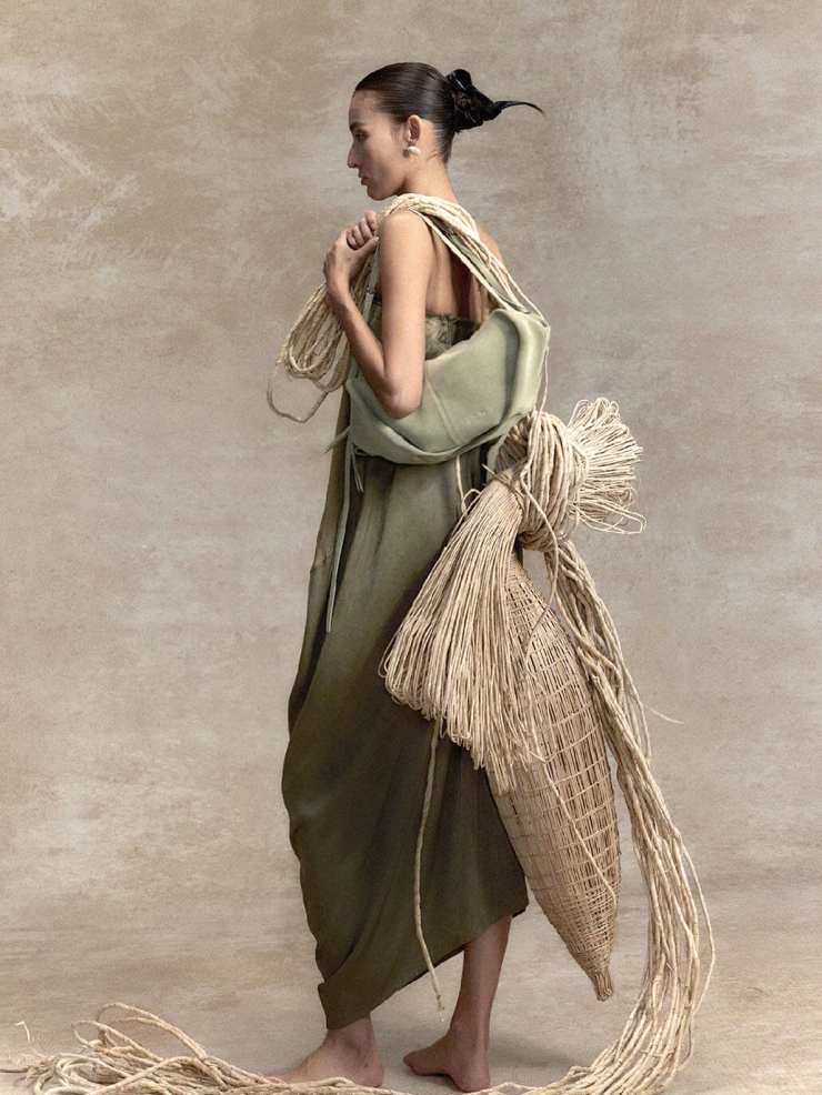 Bamboo Green Wanderer Bag