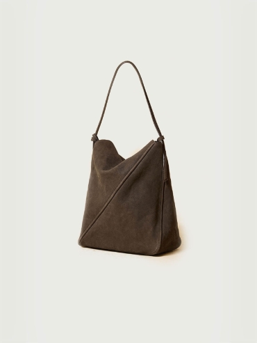 Blue-Gray Boneless Cylindrical Bag