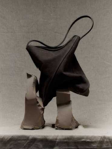 Blue-Gray Boneless Cylindrical Bag