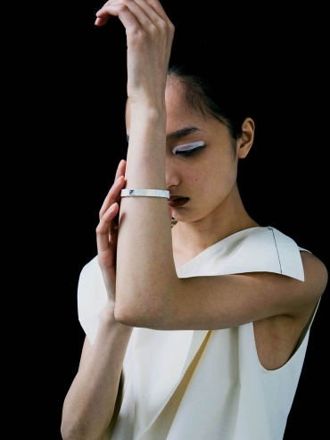 Silver Mirage Section Bracelet