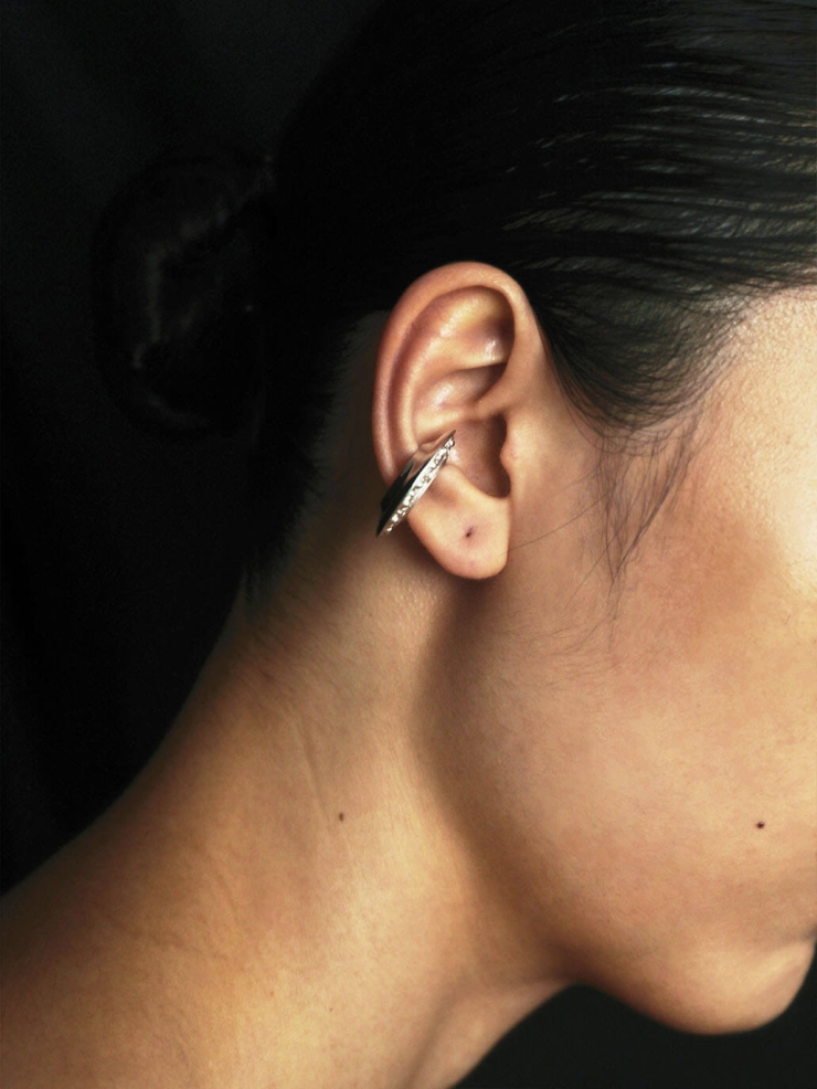 Silver The Guest Ear Cuff - Single