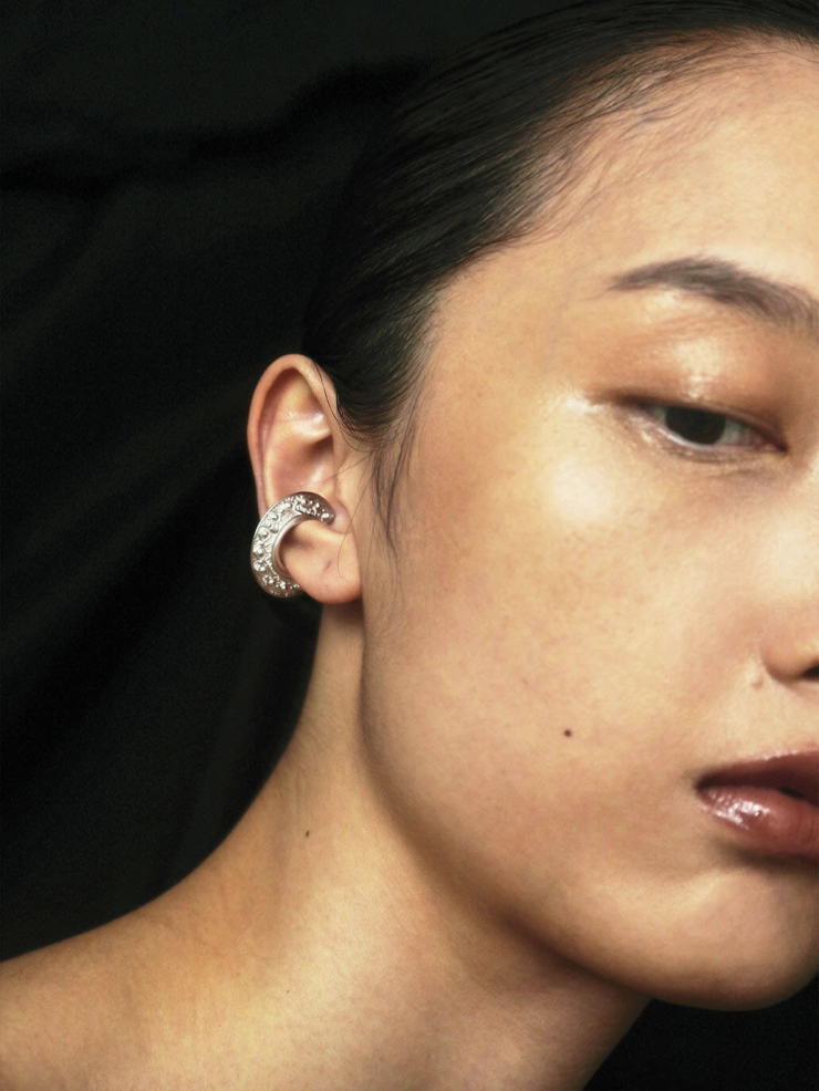 Silver The Guest Ear Cuff - Single