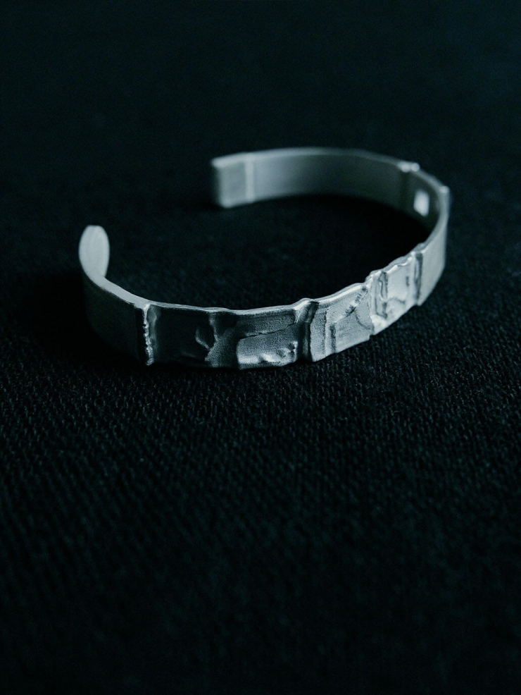Silver Mirage Section Bracelet