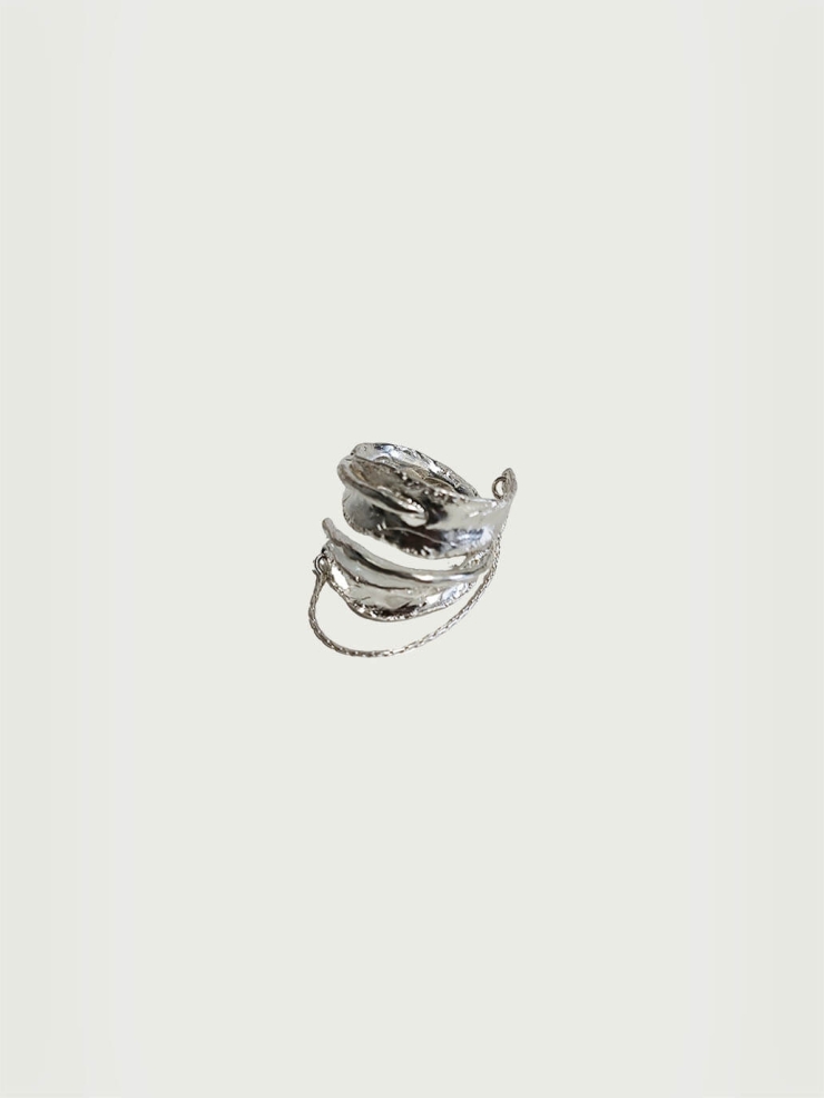 White Double-Layer Ring