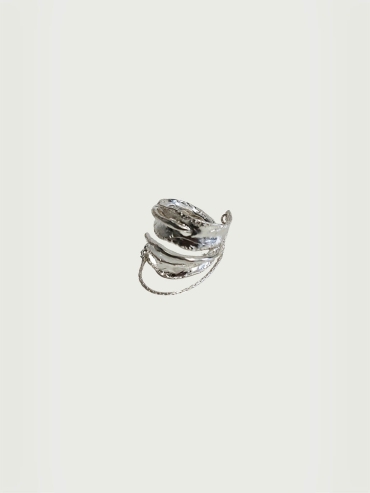 White Double-Layer Ring