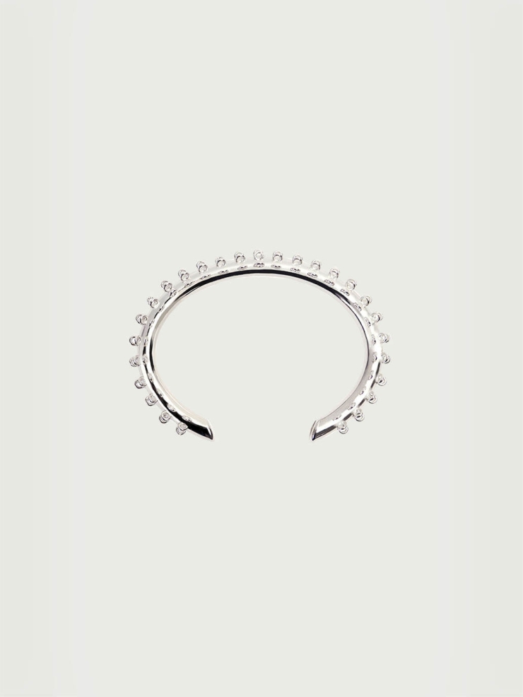 Silver Full Hoop Bracelet
