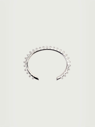 Silver Full Hoop Bracelet