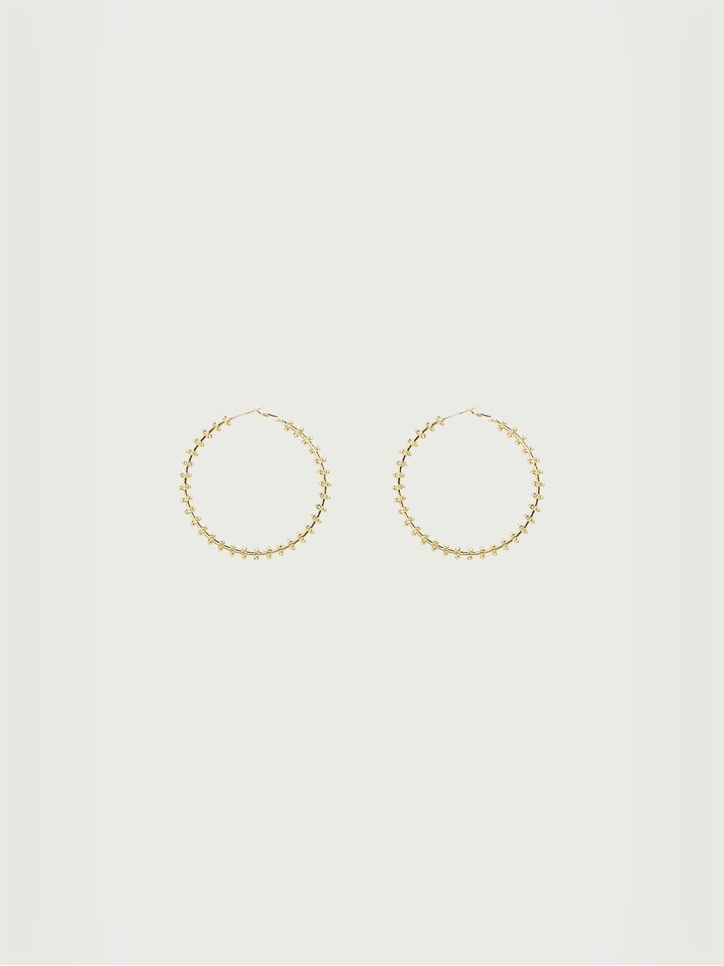 Gold Full Hoop Earrings - Small