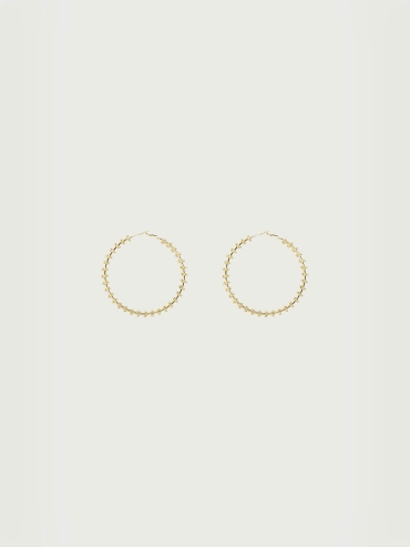Gold Full Hoop Earrings - Small