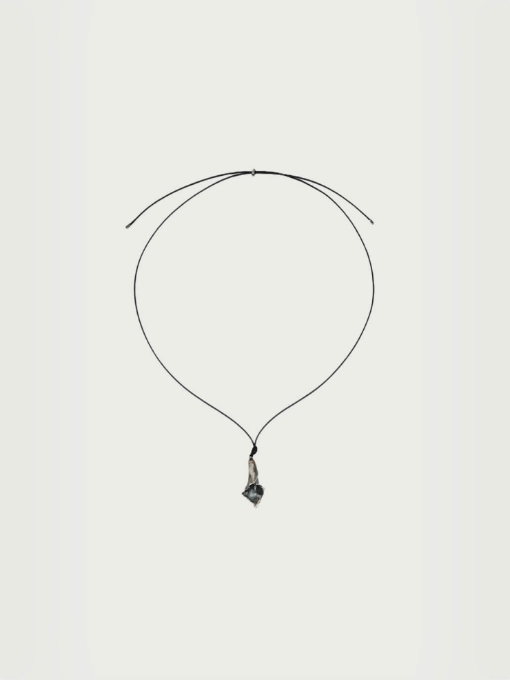 Aged Calla Lily Long Necklace