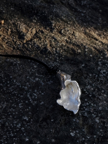 Silver Calla Lily Long Necklace
