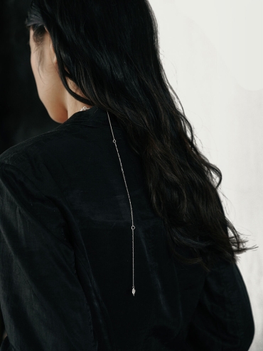 Silver Hidden Branch Chain