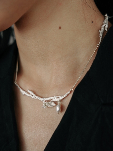 Silver Hidden Branch Chain