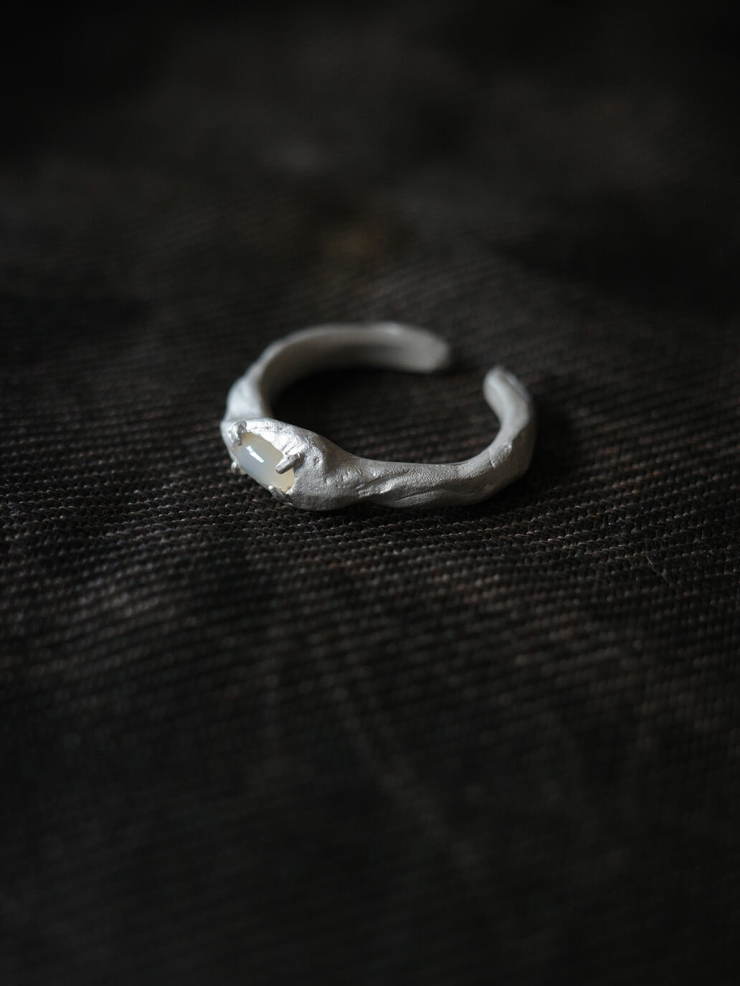 Silver Glowing Ring