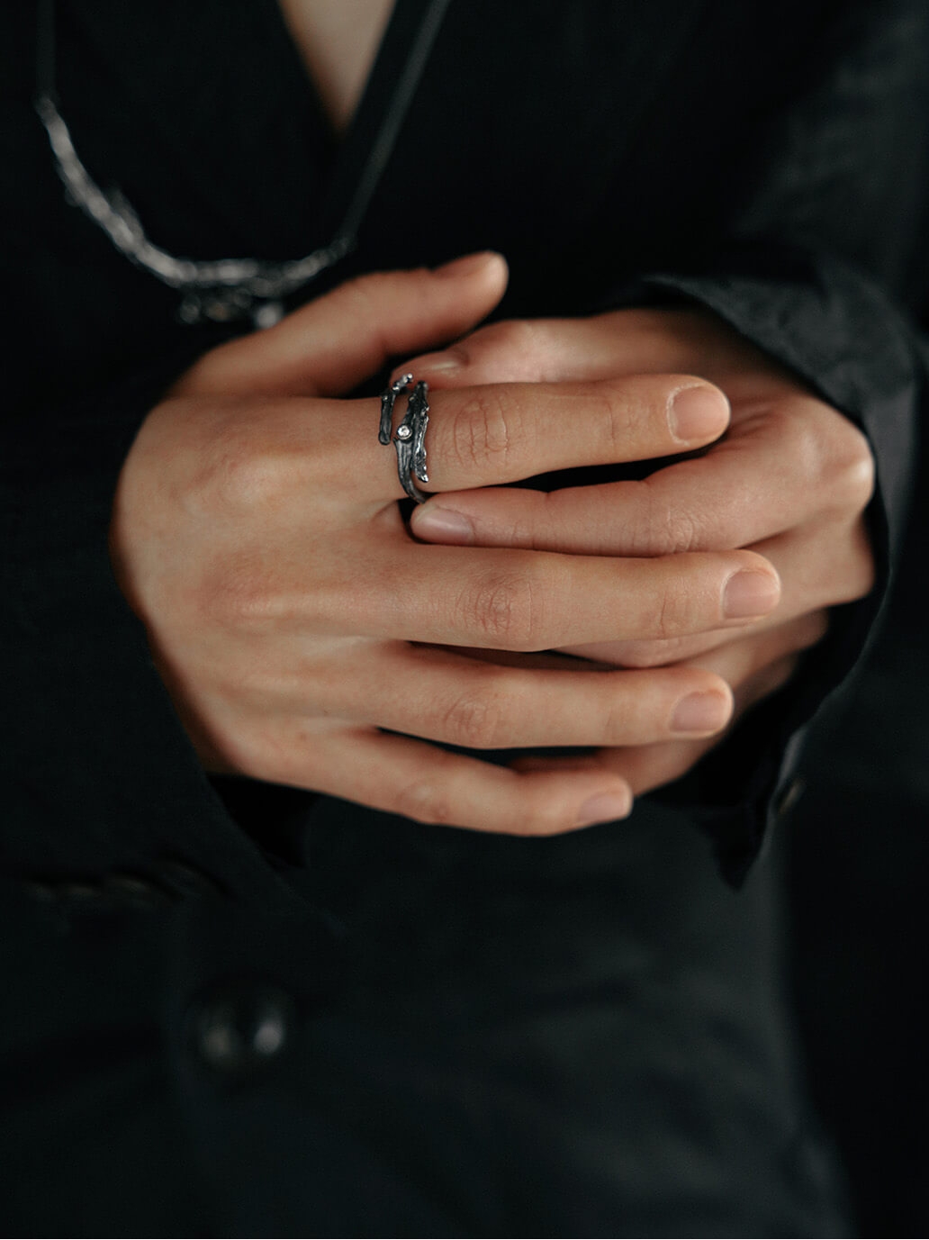 Aged Hidden Branch Ring