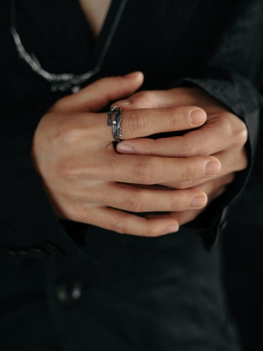 Aged Hidden Branch Ring