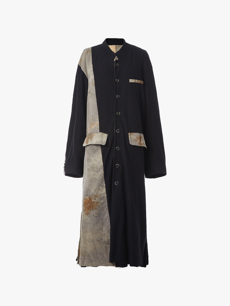 ELYWOOD Black Plant-dyed Coat
