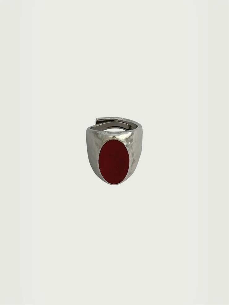 Red Oval Ring